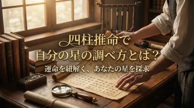 四柱推命で自分の星の調べ方とは？