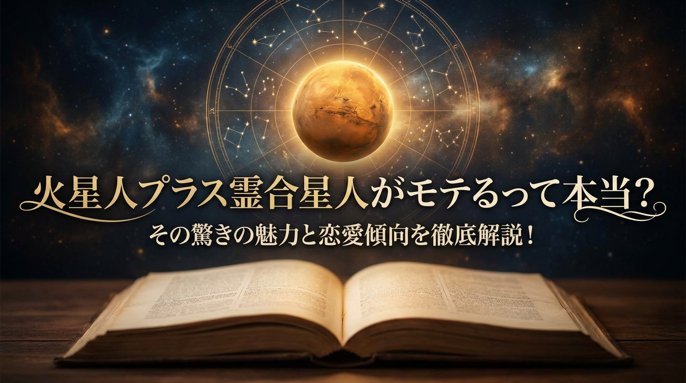 火星人プラス霊合星人がモテるって本当？その驚きの魅力と恋愛傾向を徹底解説！