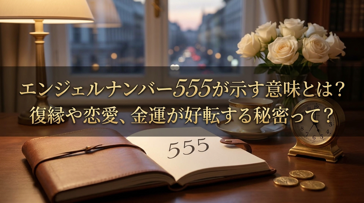 エンジェルナンバー555が示す意味とは？復縁や恋愛、金運が好転する秘密って？