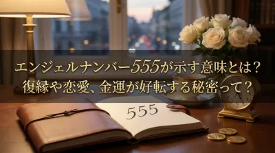 エンジェルナンバー555が示す意味とは？復縁や恋愛、金運が好転する秘密を解説