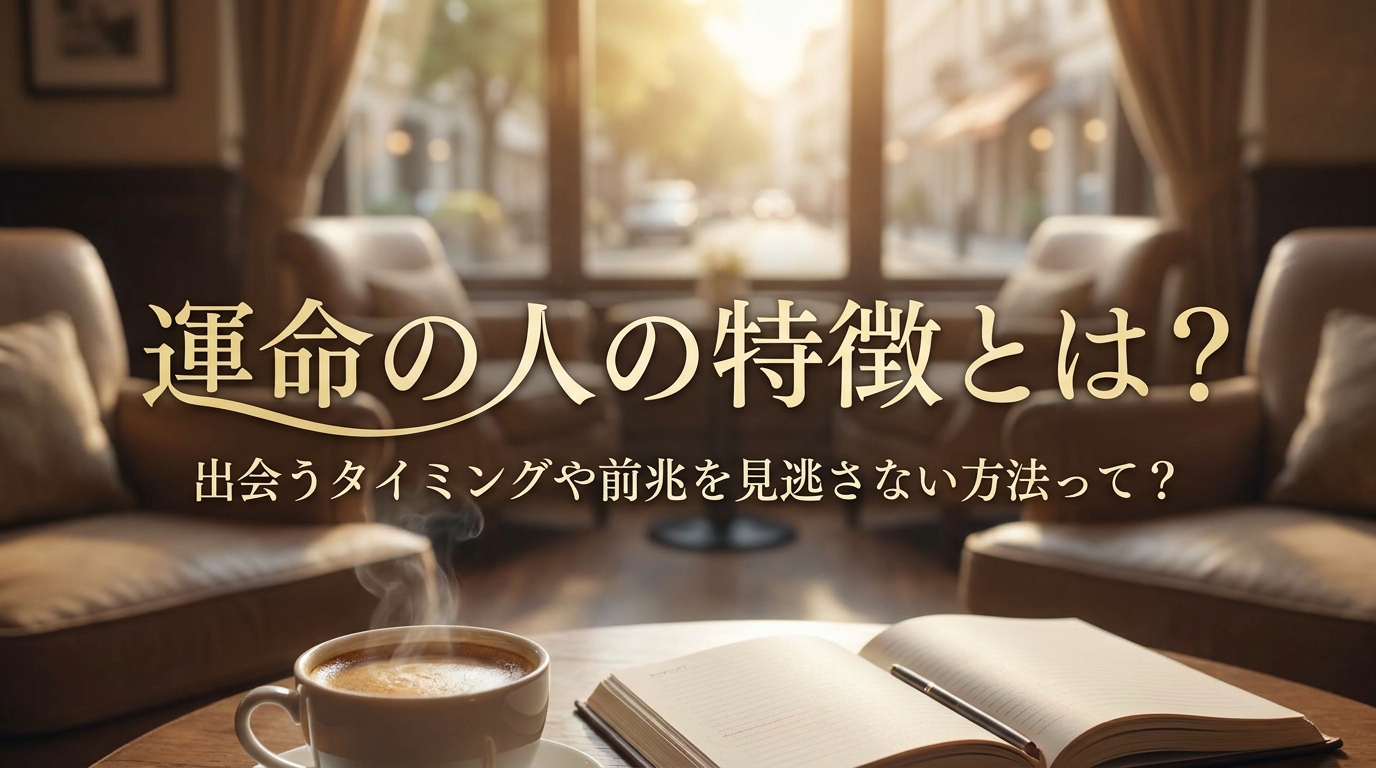 運命の人の特徴とは？出会うタイミングや前兆を見逃さない方法って？