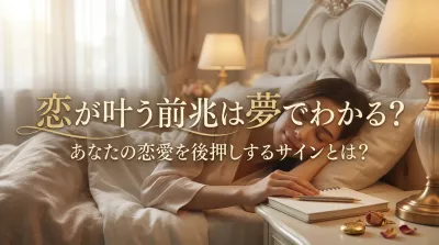 恋が叶う前兆は夢でわかる？あなたの恋愛を後押しするサインとは？