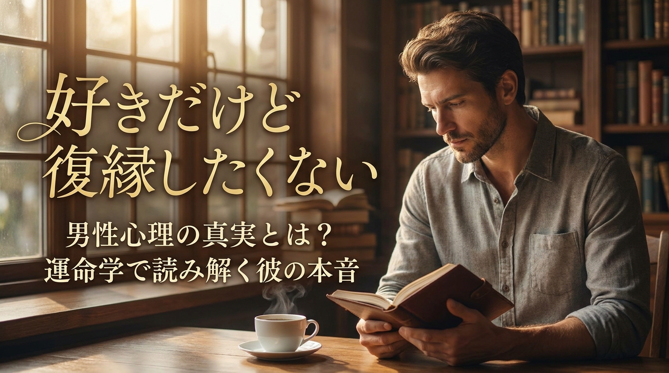 「好きだけど復縁したくない」男性心理の真実とは？運命学で読み解く彼の本音