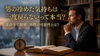 男の冷めた気持ちは一度戻らないって本当？運命学で紐解く再燃の可能性とは？