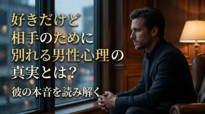 好きだけど相手のために別れる男性心理の真実とは？彼の本音を読み解く