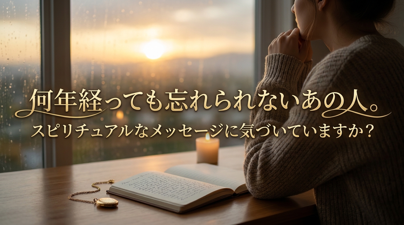 何年経っても忘れられないあの人。スピリチュアルなメッセージに気づいていますか？