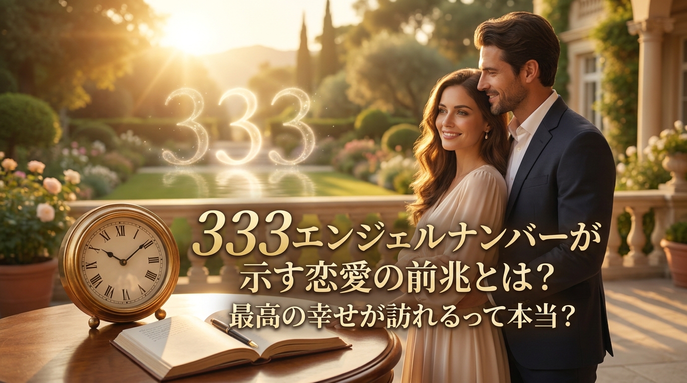 333エンジェルナンバーが示す恋愛の前兆とは？最高の幸せが訪れるって本当？