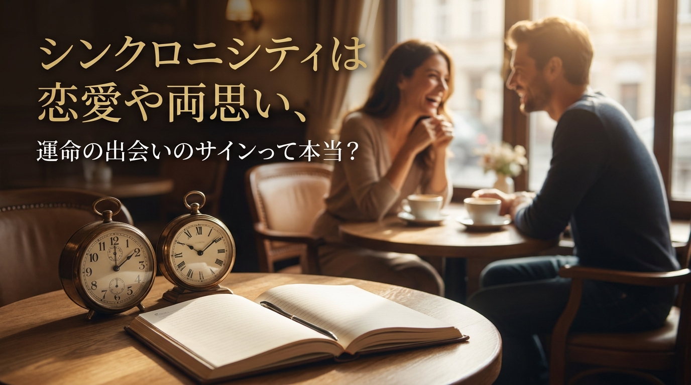 シンクロニシティは恋愛や両思い、運命の出会いのサインって本当？