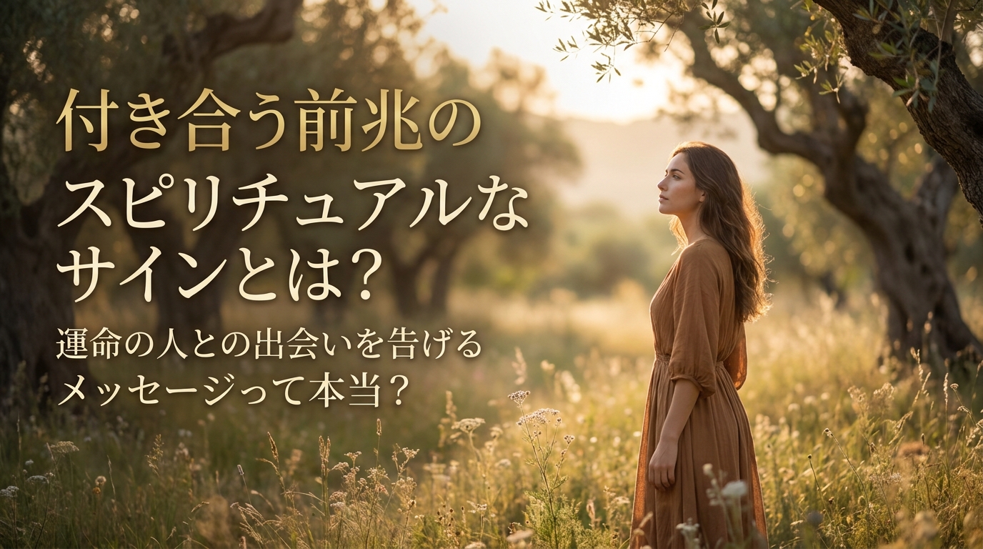 付き合う前兆のスピリチュアルなサインとは？運命の人との出会いを告げるメッセージって本当？