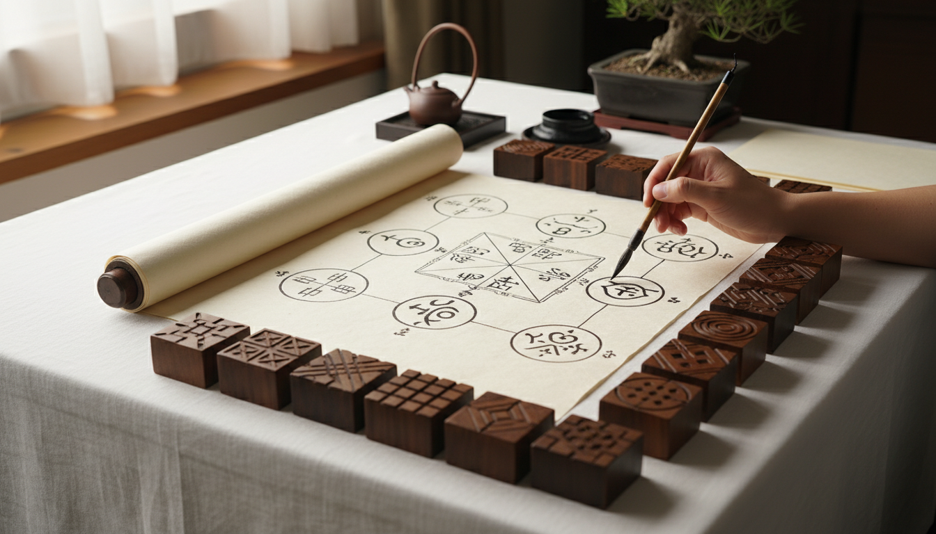 命式という表を作って星を読み解いていくんですね